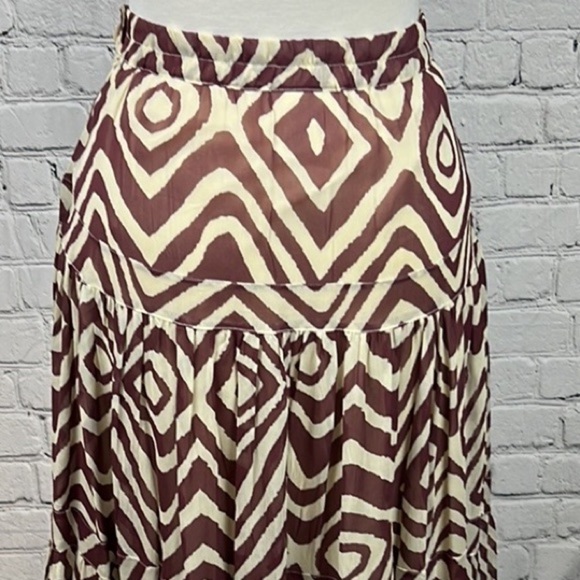 SOFT SURROUNDINGS Tiered Maxi Skirt, Size XS Petite - Picture 7 of 9
